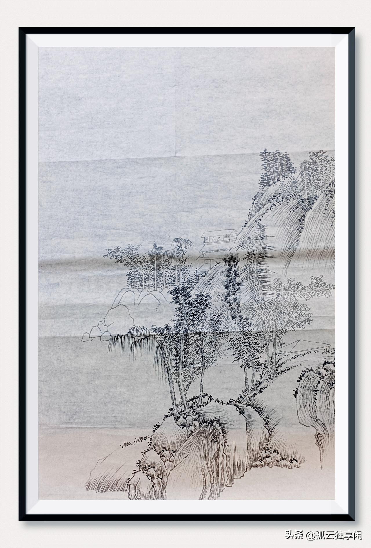 临摹古画还是很有意思的，一天画一点，聚沙成塔。