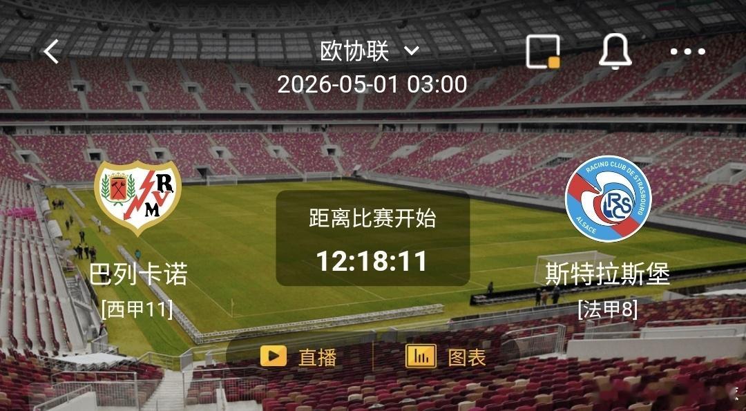 巴列卡诺  vs 斯特拉斯堡  一、巴列卡诺 有利情报- 本场比赛双方在欧协联的
