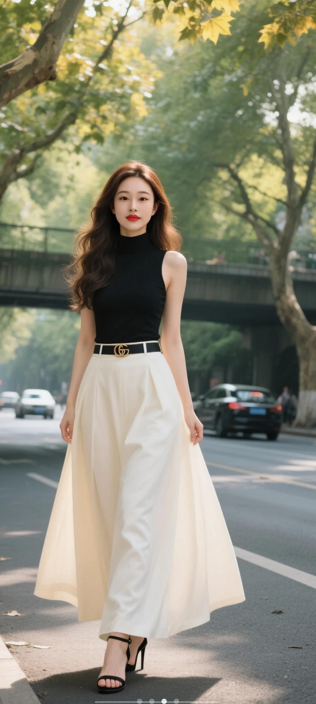 大长裙子，喜欢吗？