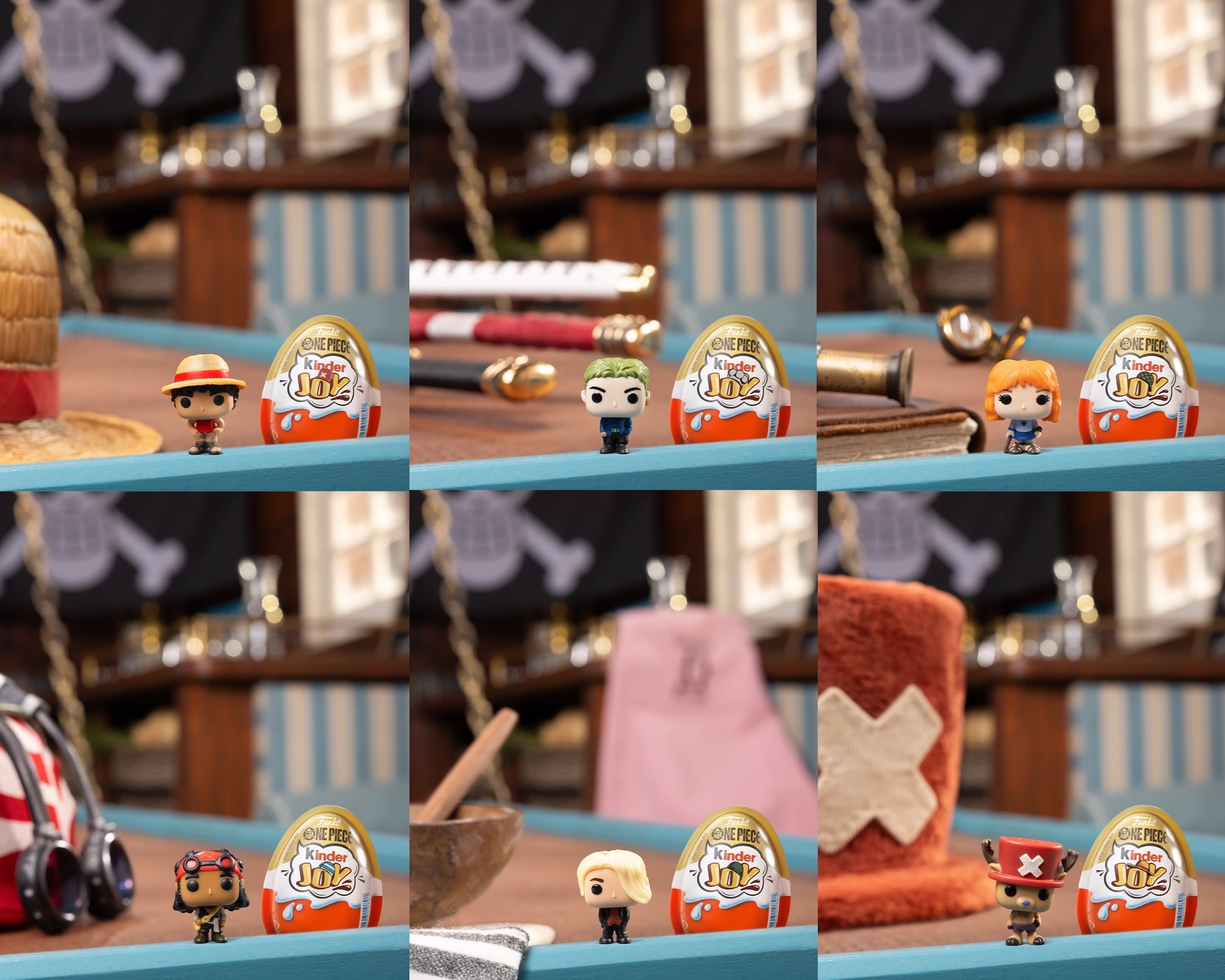 海贼王周边 Funko Pop! x Kinder Joy在欧洲推出网飞海贼王相