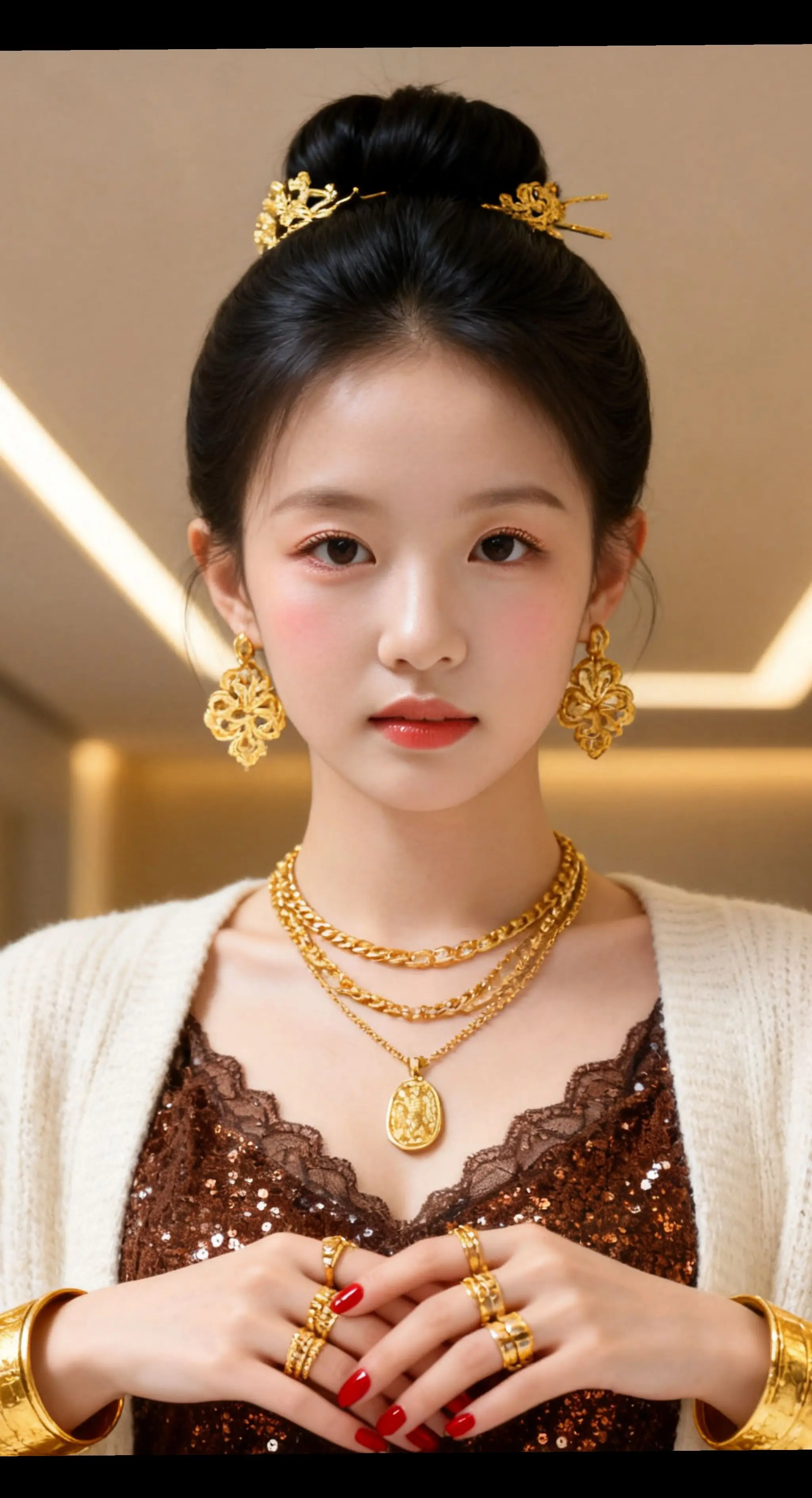 AI金饰氛围感写真 ai创作