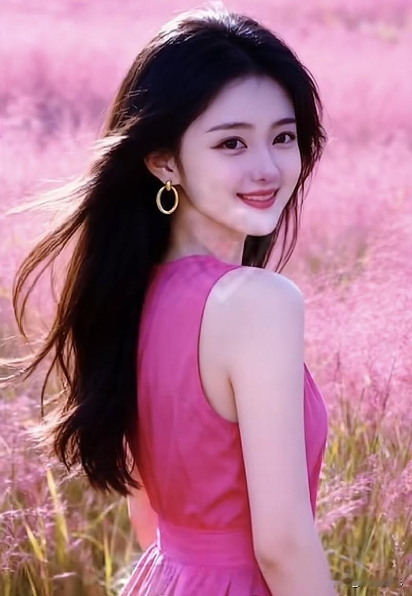 粉衣美人倚芳草，笑靥如花映日红。粉裳花影照 粉裙花畔照 粉裳映春 粉裙花畔照 粉