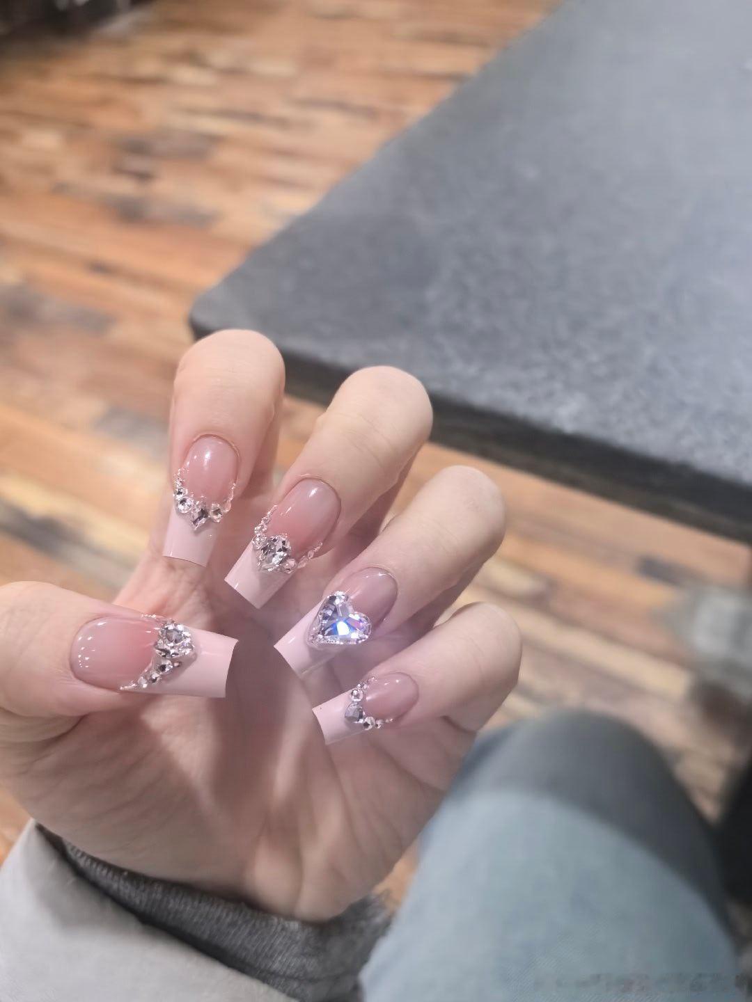 【💅🏻34185】三月份在辽B做到的人生美甲💅价格近6张，前置处理＋浅贴建