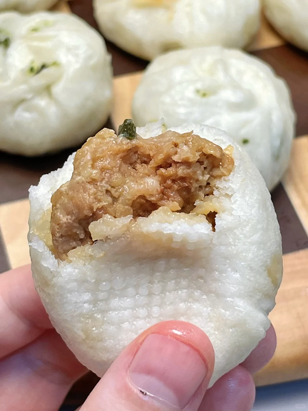 不会就我一个人喜欢这种油皮小笼包吧！！