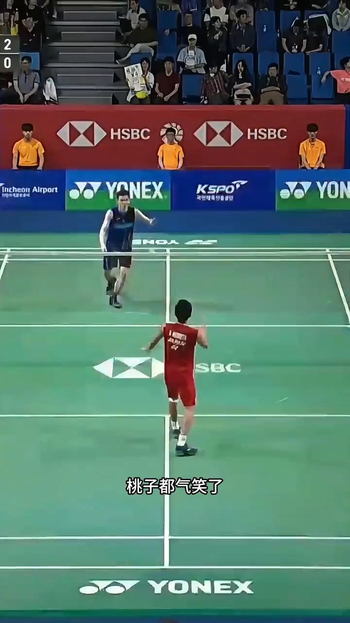 桃子都气笑了，章鱼哥的灵动表演看看发生了什么？
这场球是二零一九年韩国公开赛，此