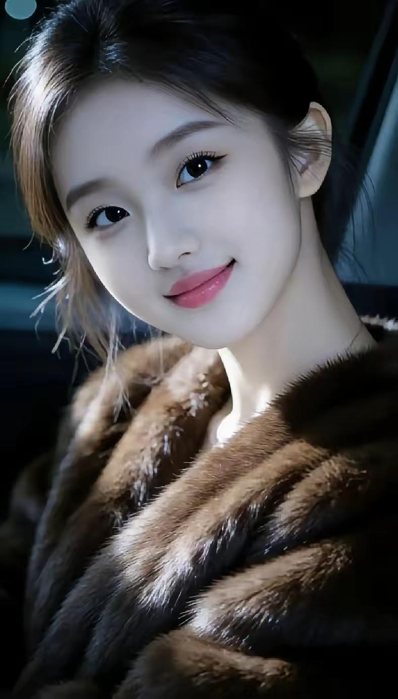 车窗外微风拂面，少女微笑如春日暖阳🌸💖🌴