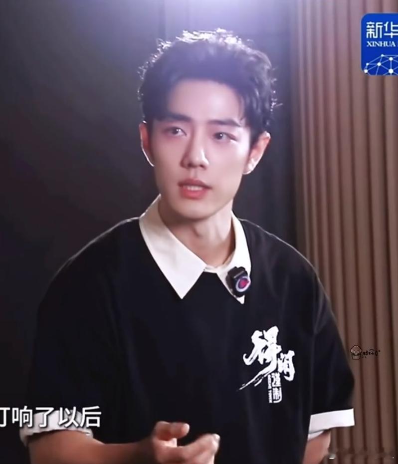 肖战说起角色时眼睛亮晶晶的电影《得闲谨制》人民日报直播，肖战说起角色时眼睛亮晶晶