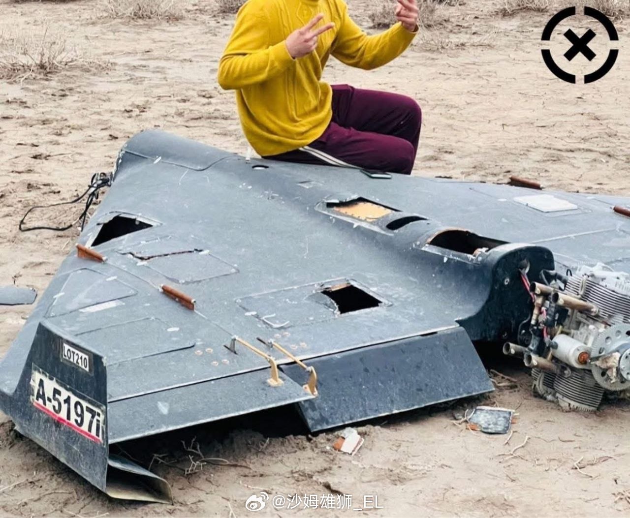 伊朗人疑似使用了俄罗斯改进的“天竺葵-2”自杀式无人机，看起来确实不是伊朗的原版