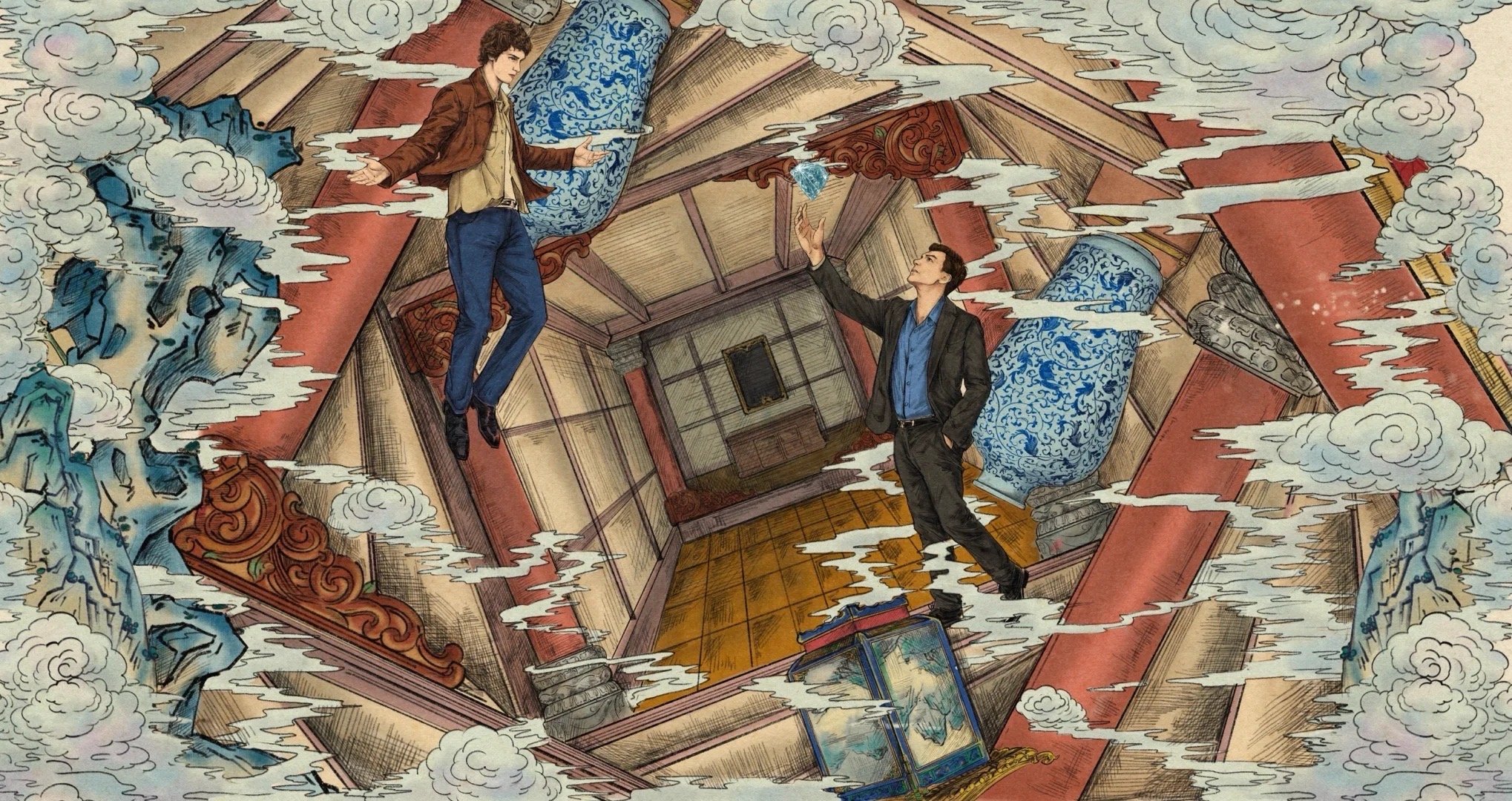 惊天魔盗团确实是懂中国观众想看什么的！这国风元素配合魔盗团，味儿对了！ 