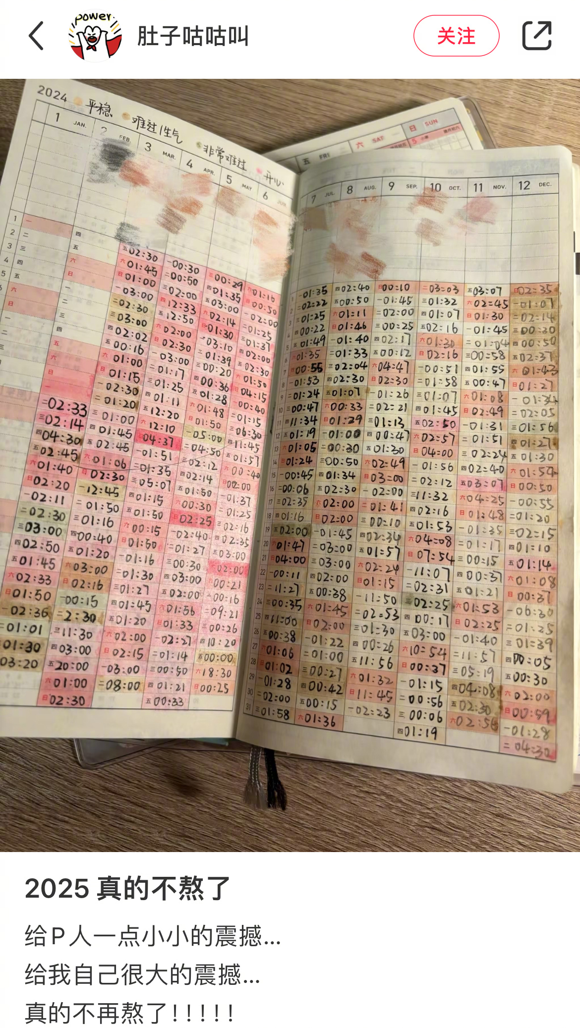 记录很J但作息很P 