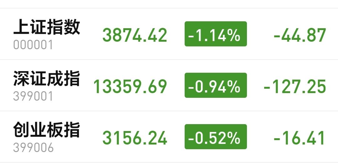 基金：不管是上涨还是下跌，都是无效的波动
市场下午开盘以后小幅度震荡向下，创业板