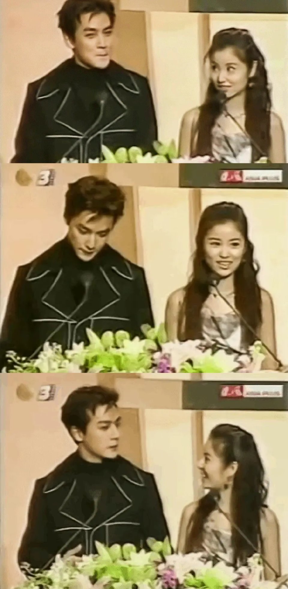 林心如从小到大都是不折不扣的颜控，你看身边哪个不是帅哥？ ​​​