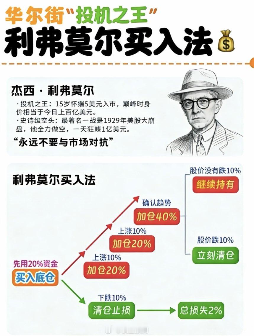 利弗莫尔买入法。 