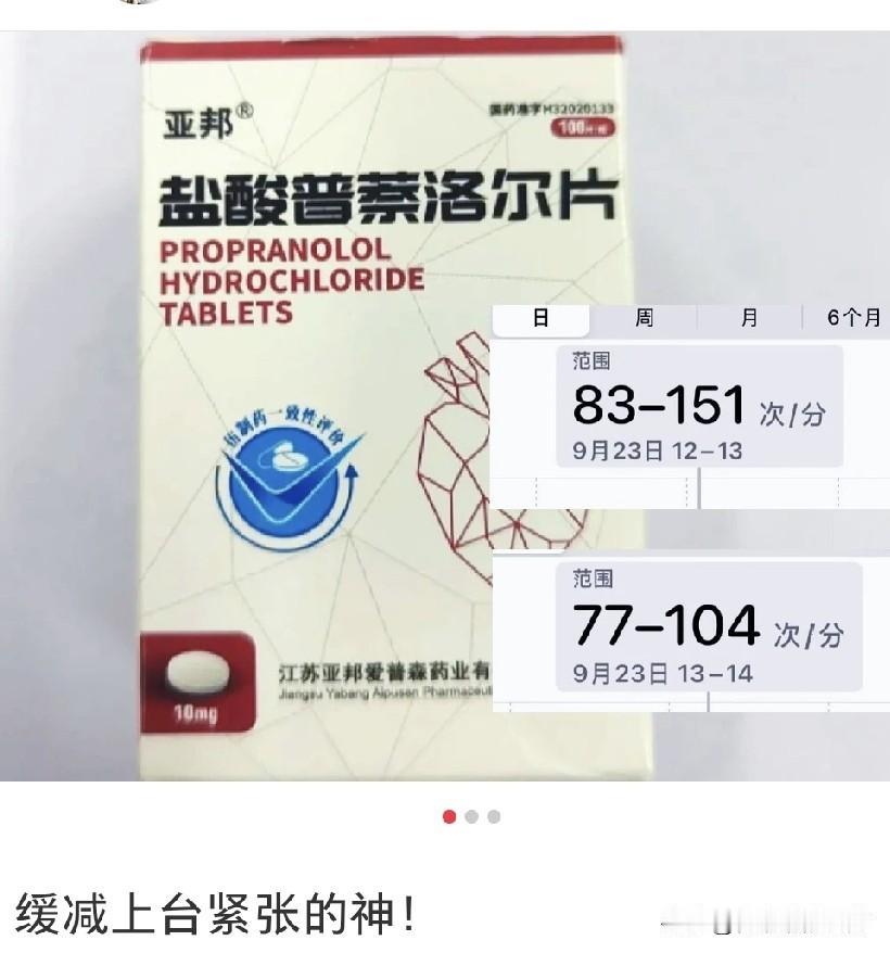女儿要参加全校演讲，竟然要我买盐酸普萘洛尔药物，说是能克服紧张。我很犹豫要不要给