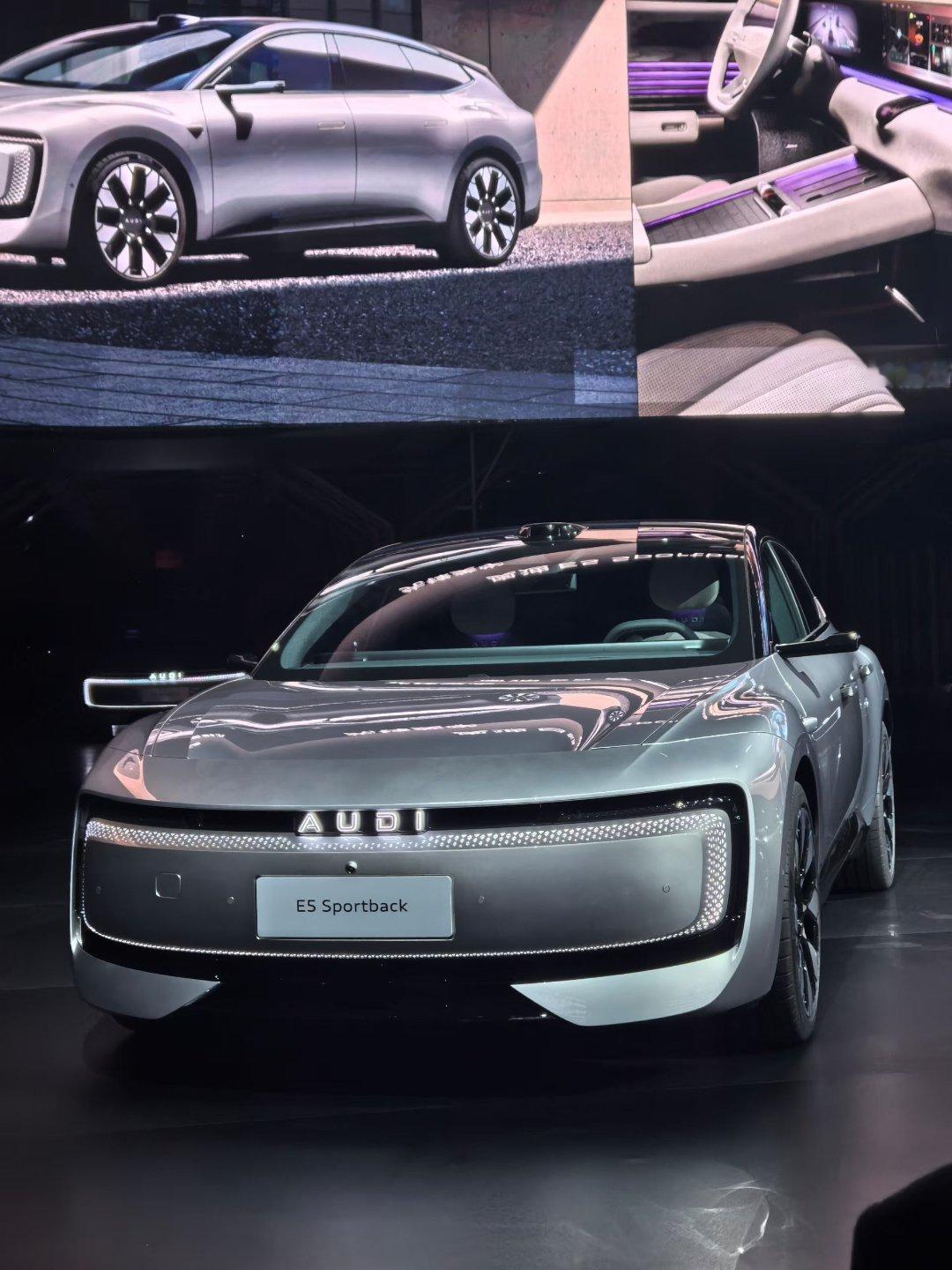 字母奥迪AUDI第一款字母奥迪的第一款汽车！纯电新车 E5 Sportback，