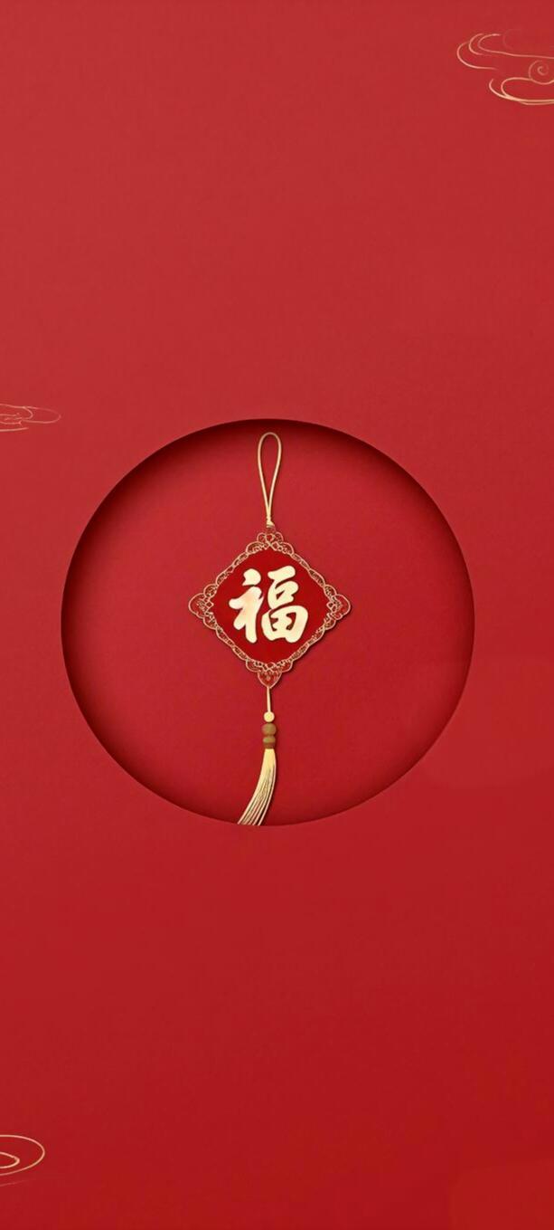 跨次元群星闹新春 新的一年，福气满满，壁纸  