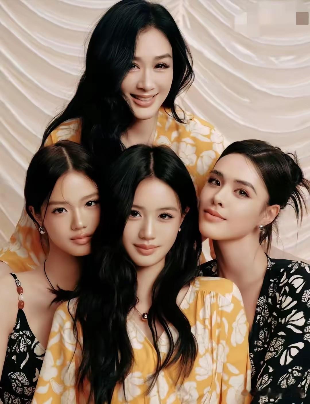 钟丽缇的三个女儿都是高颜值，所以找老婆一定要找漂亮的，为了下一代的基因考虑，找个
