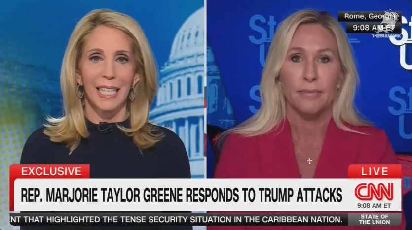 🔻玛乔丽·泰勒·格林在CNN上回答特朗普“已经不能代表 MAGA 运动”的提问