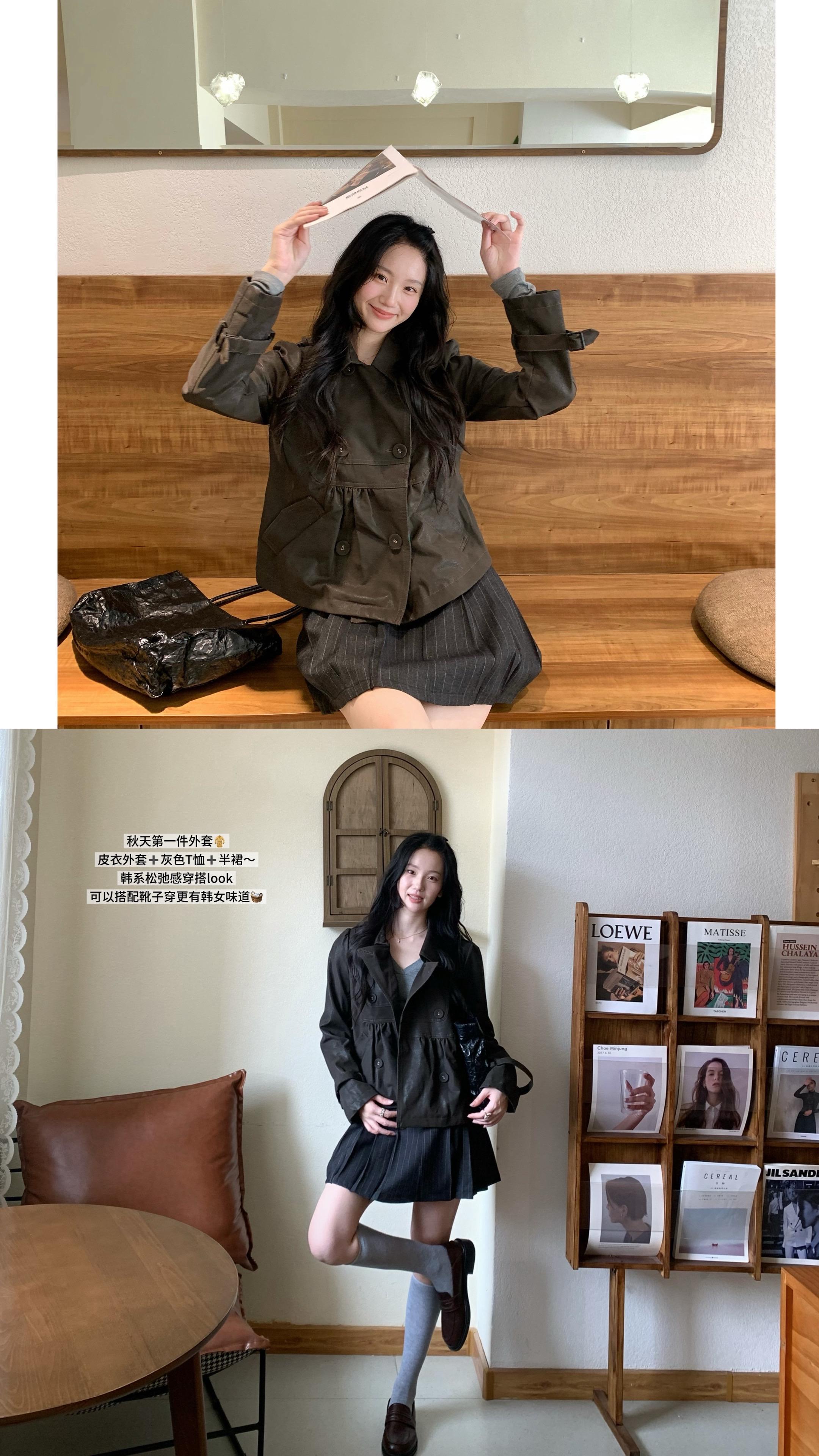 韩系复古感早秋loook☕️。