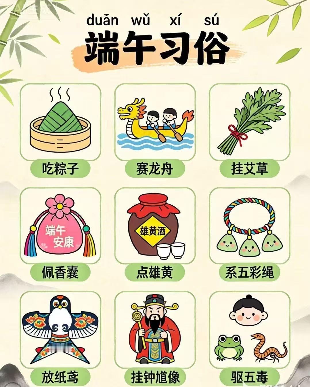 《包粽子与吃粽子》

每逢端午佳节

我们都会包粽子吃粽子

阿婆忆起了小时候的
