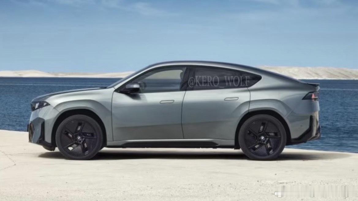疑似宝马iX4新车偷跑？[思考]你们觉得怎么样？[二哈]（不会又是AI吧） ​​