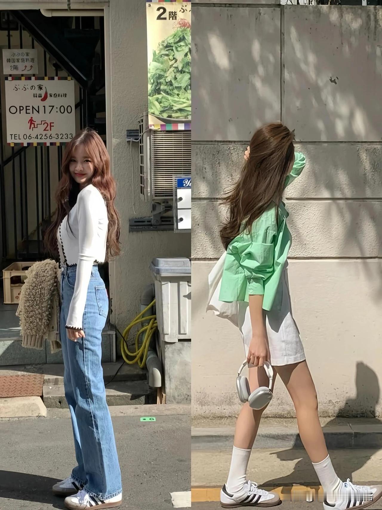 #一句诗记录秋日生活#
韩里韩气的夏秋交替穿搭look
#Fashion潮搭# 
