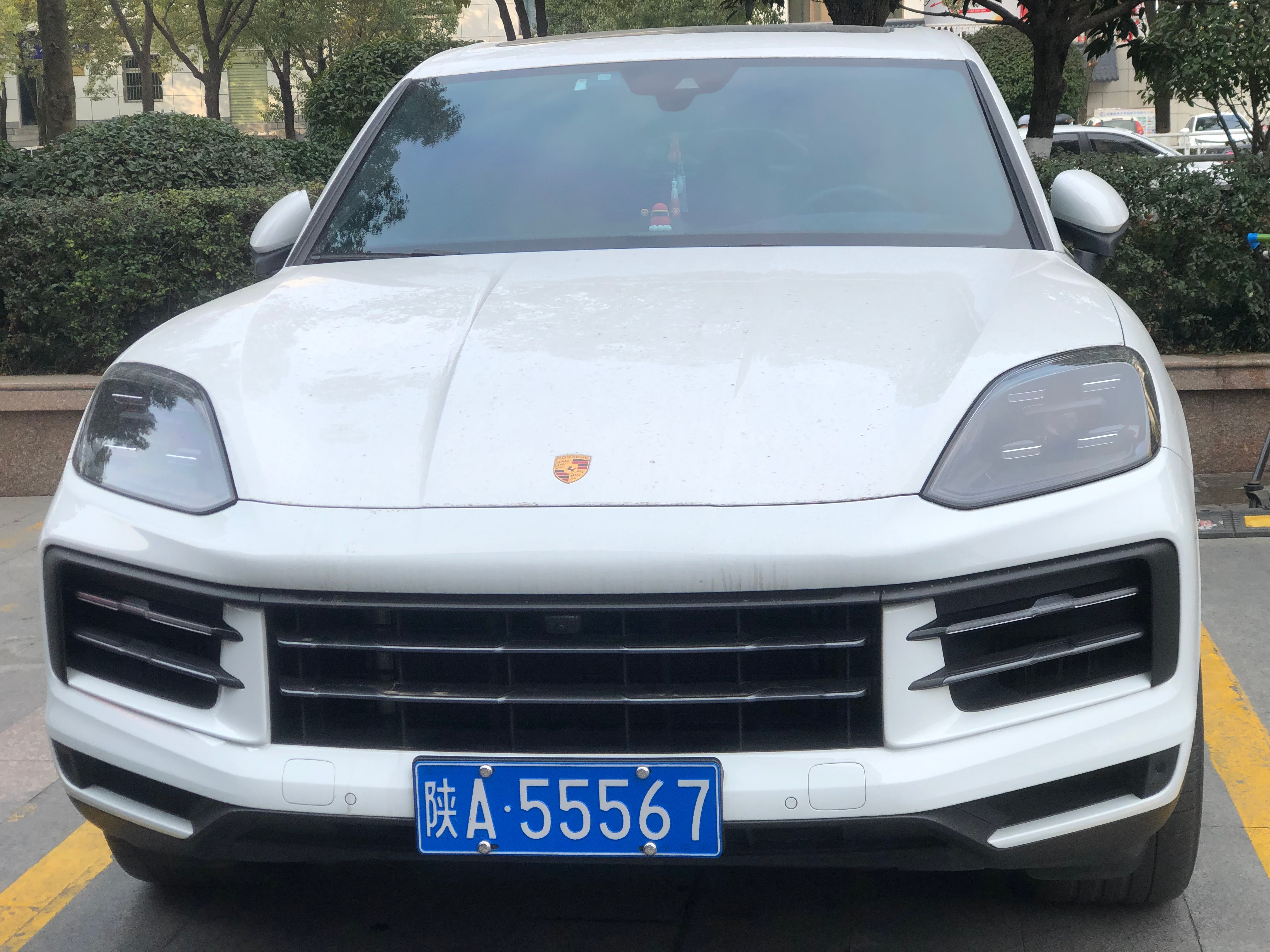 全球车牌 陕A55567                       保时捷卡宴