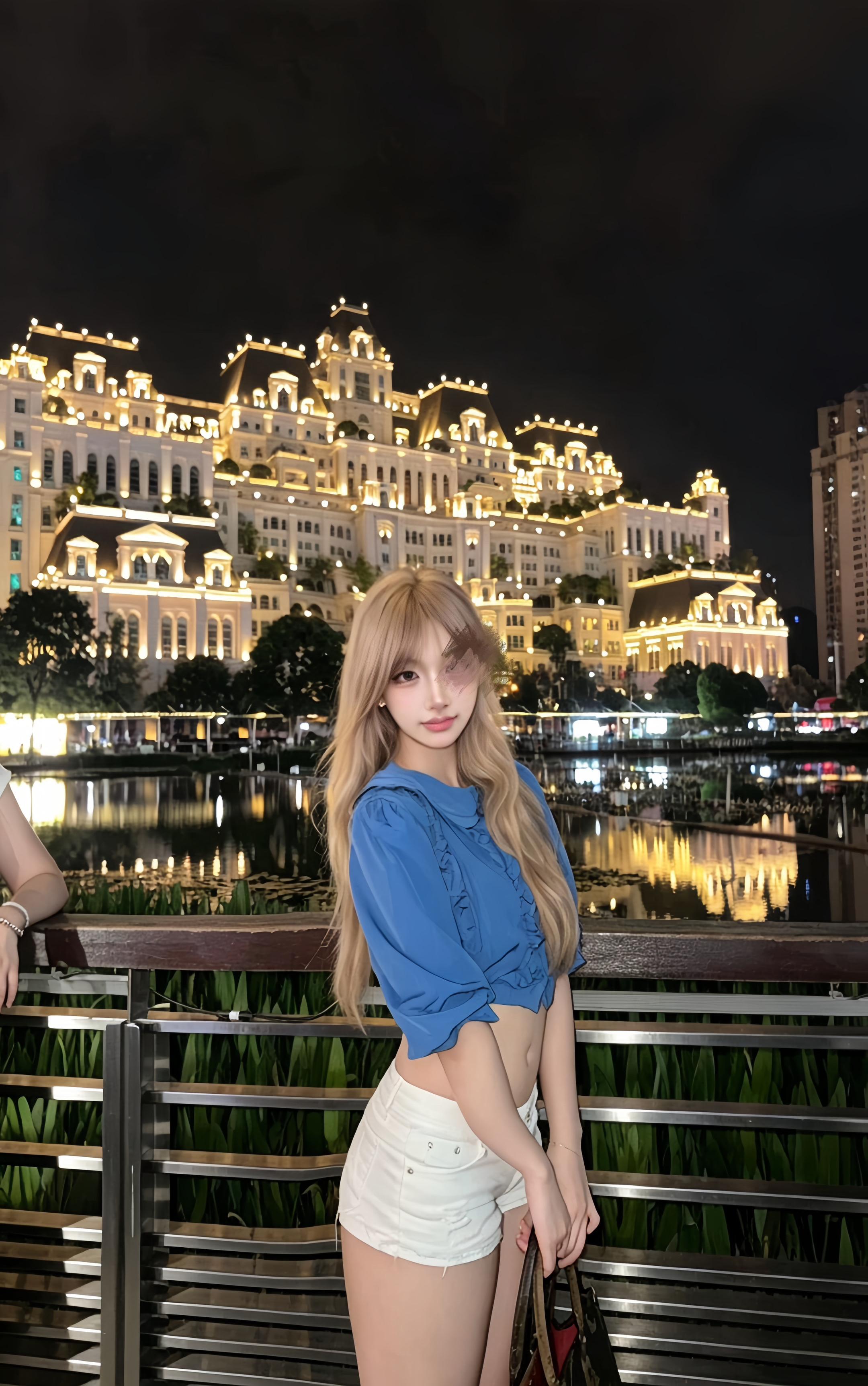 夜晚打卡一张～