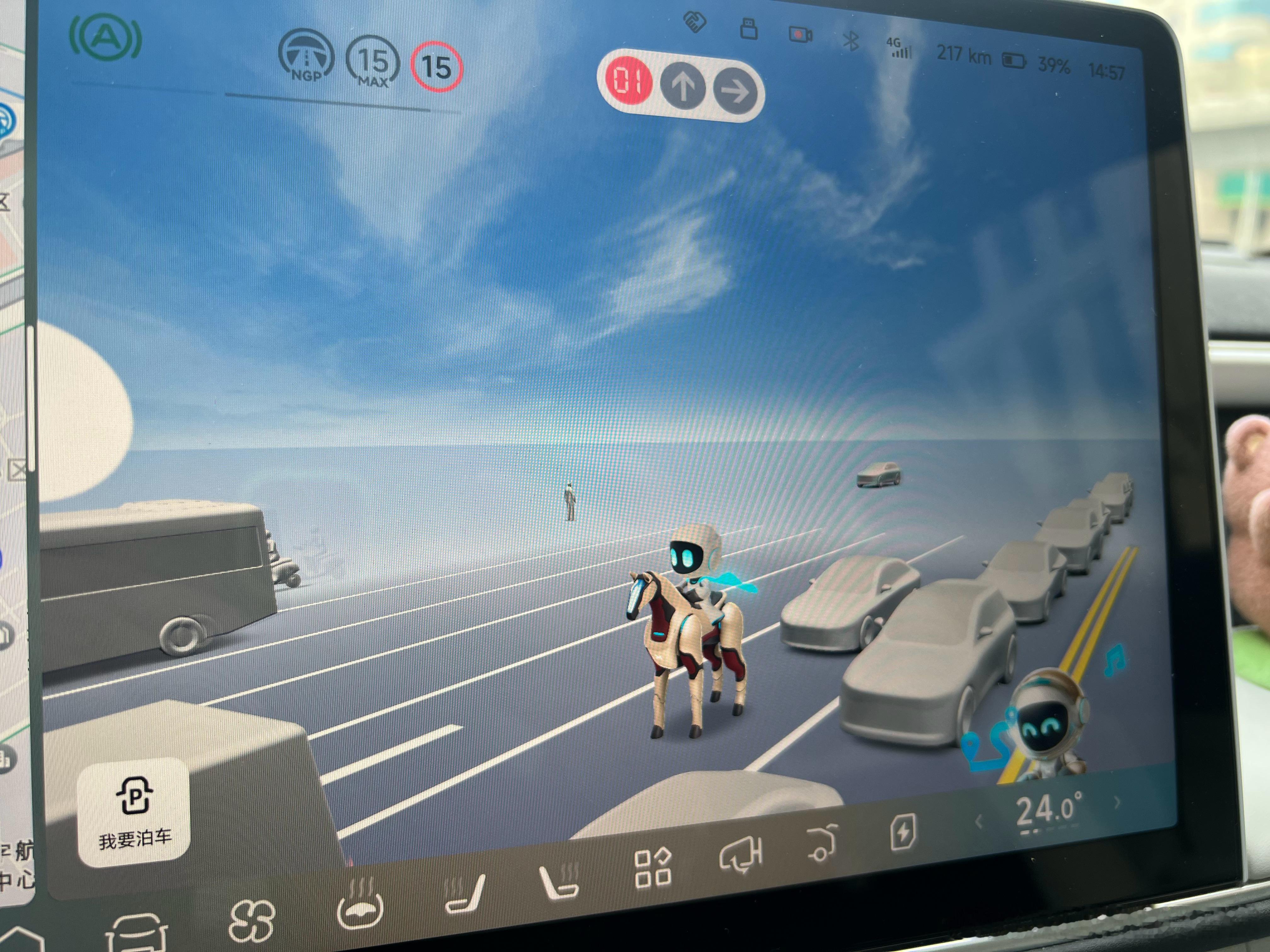 开车的小p大家可能看得比较多 但是骑马的小p大家是第一次见吧 临近过年了对于辅助