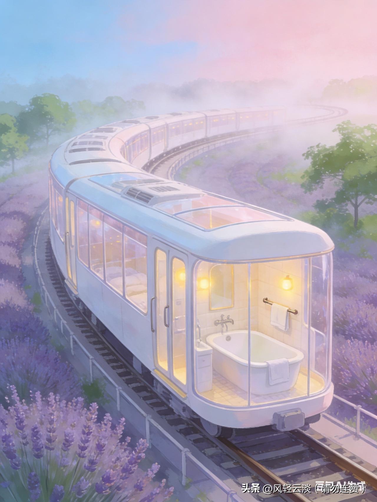 刚刚，做了一个奇奇怪怪的梦，梦见自己在一个开着的洗澡车上洗澡，就是专门的那种车，