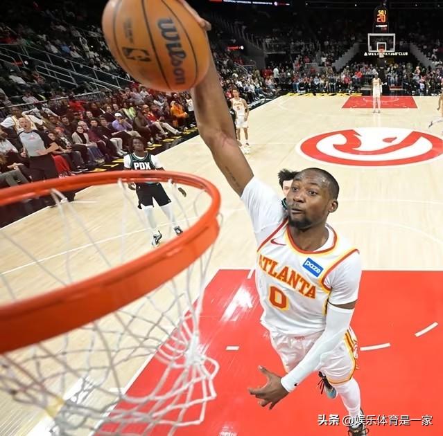 老鹰球迷集体高呼“谢谢勇士”？库明加隔扣杨瀚森，加盟老鹰后三战全胜
在老鹰主场对