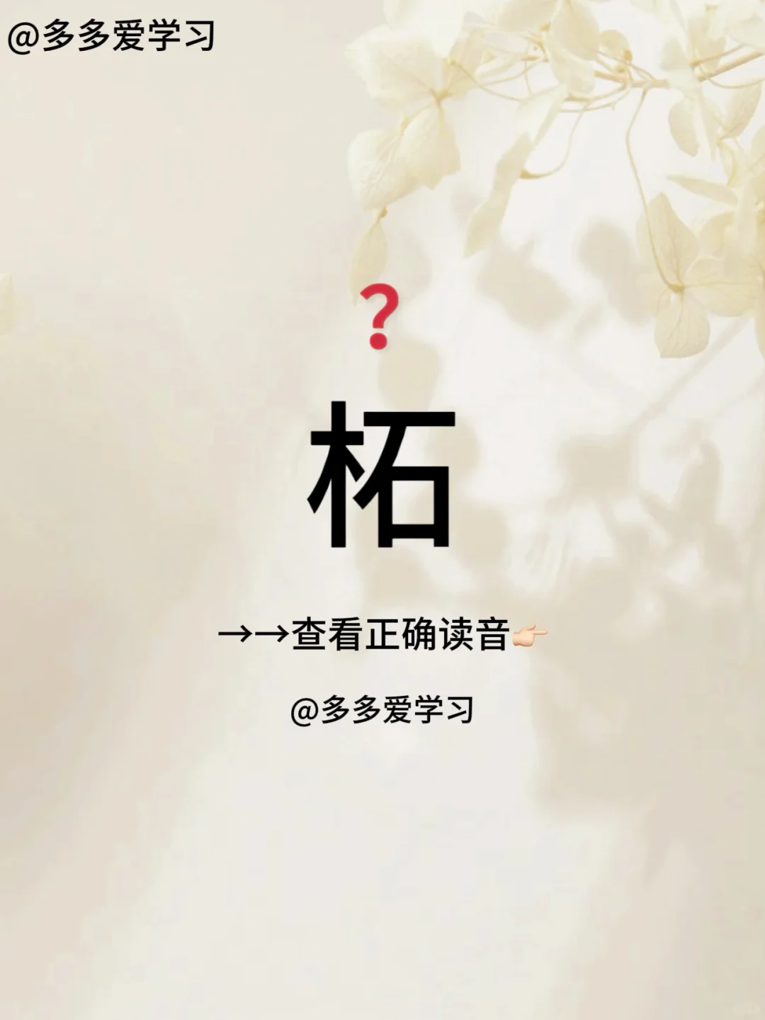 柘——你对了吗 🍇柘 🍇解释：1. 落叶灌木或乔木，树皮有长刺，叶...