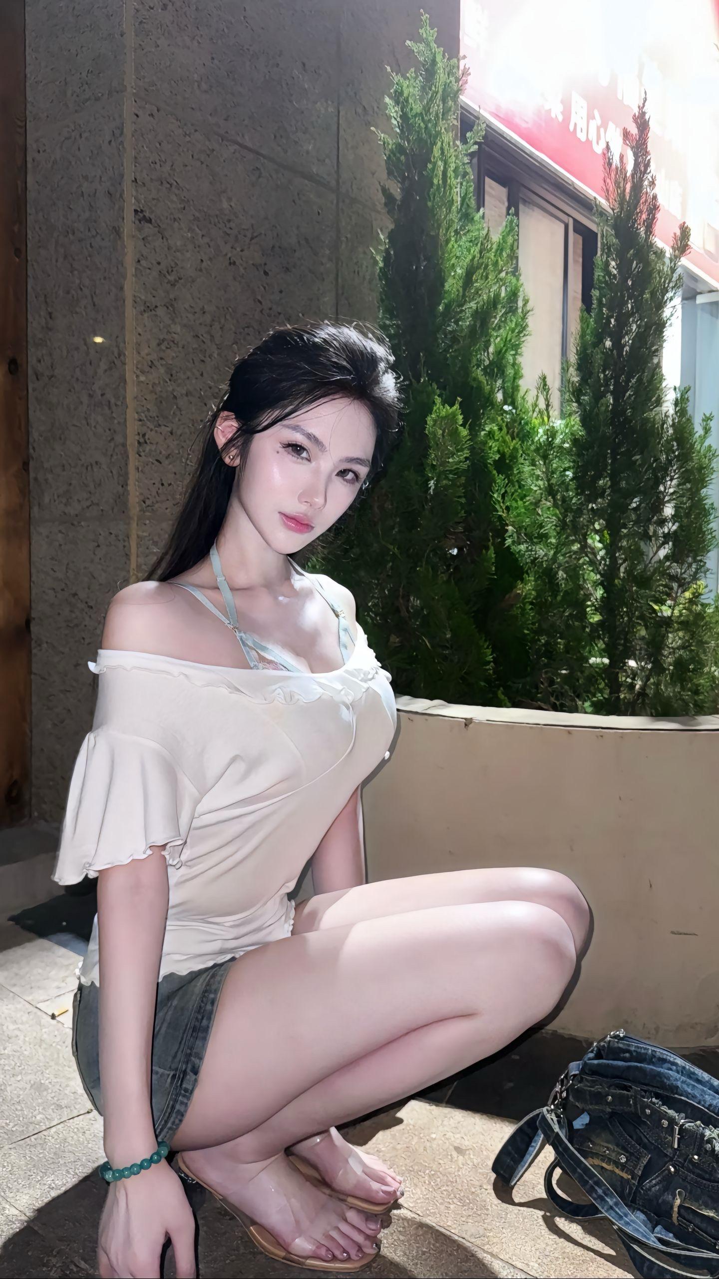 天真以为是她的独特品味。