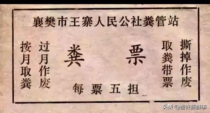 第一次知道还有粪票
凭票供应的时代什么票都有诶