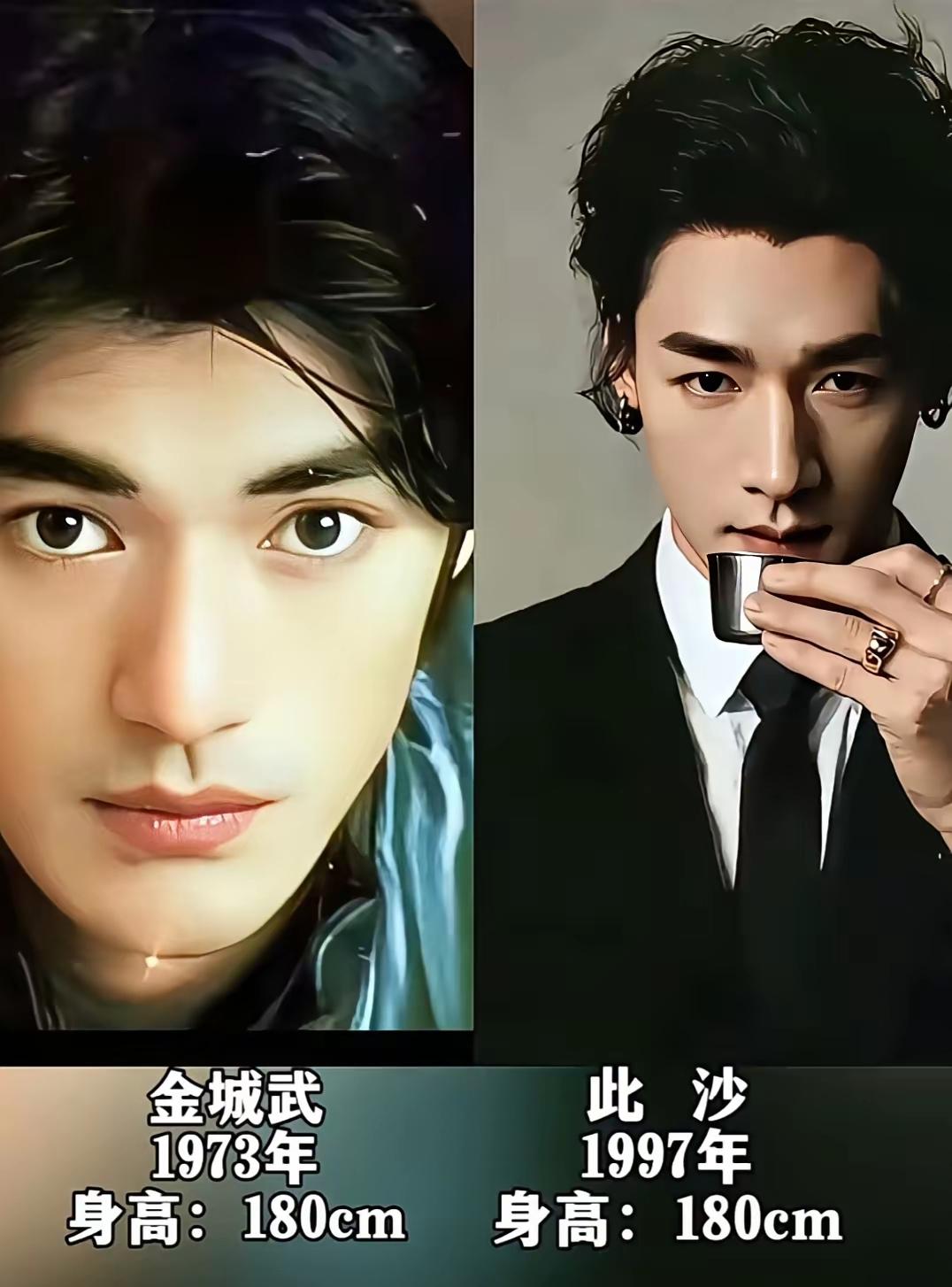 金城武和此沙谁更帅？现在总有人拿此沙和金城武作比较，他俩都是骨相皮相非常好的人，