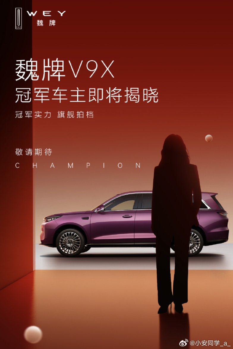 魏牌V9X也要上新版本了吗？ 这次应该还是找了赵丽娜当代言人啊，感觉7月各家开始