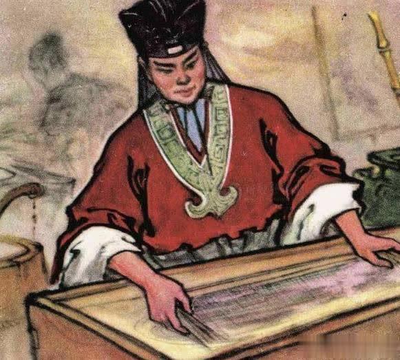 《蔡伦墓前那棵千年楮树，树皮剥落后渗出淡青汁液——当地老人说：“这是纸浆没流干净