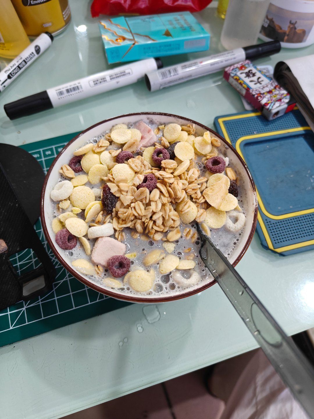 黑暗料理，黑豆浆➕燕麦你们早餐都吃什么？ ​​​