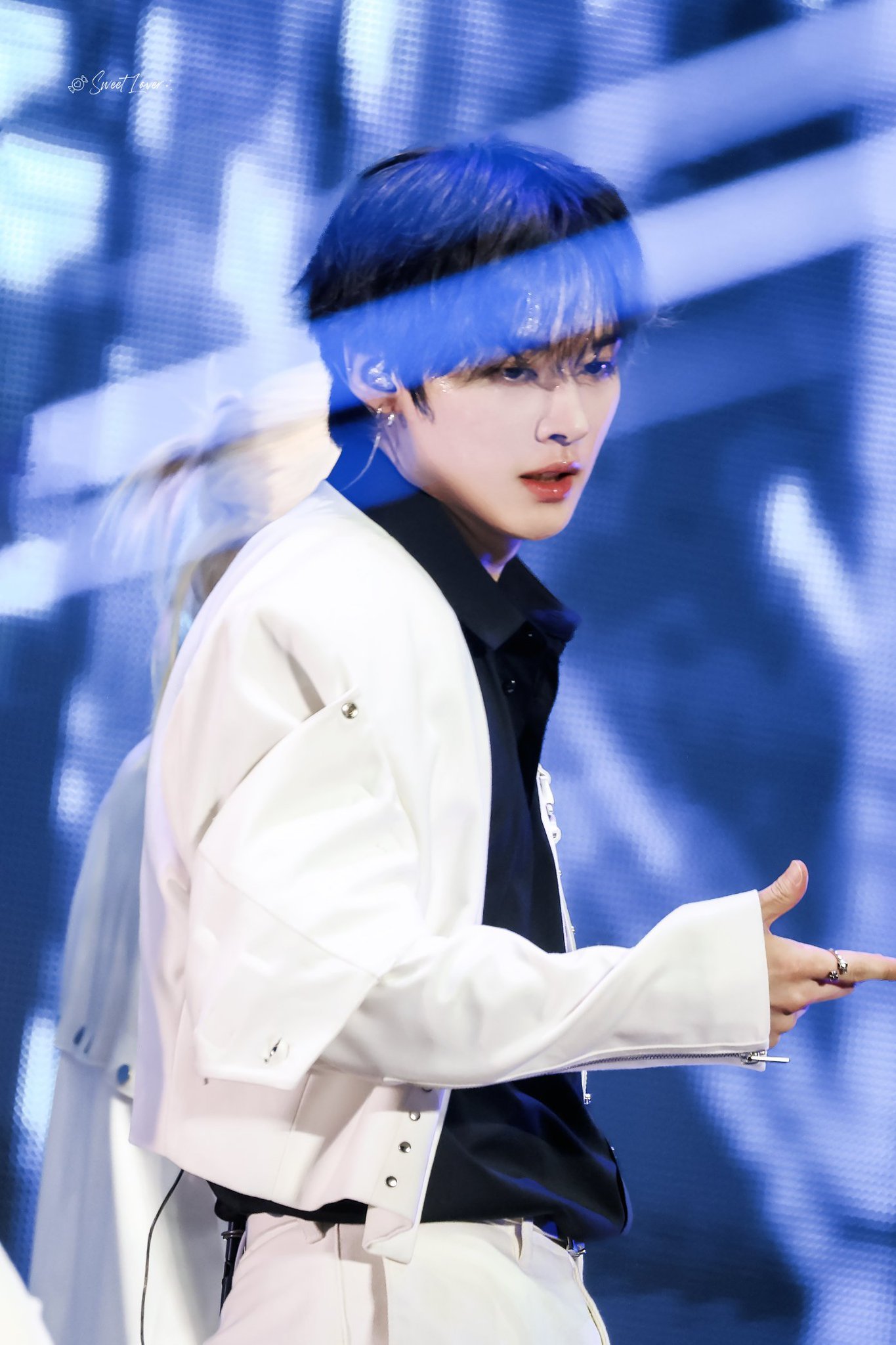 这次Stray Kids粉丝见面会上颜值真的疯了的Lee Know李旻浩，美貌随