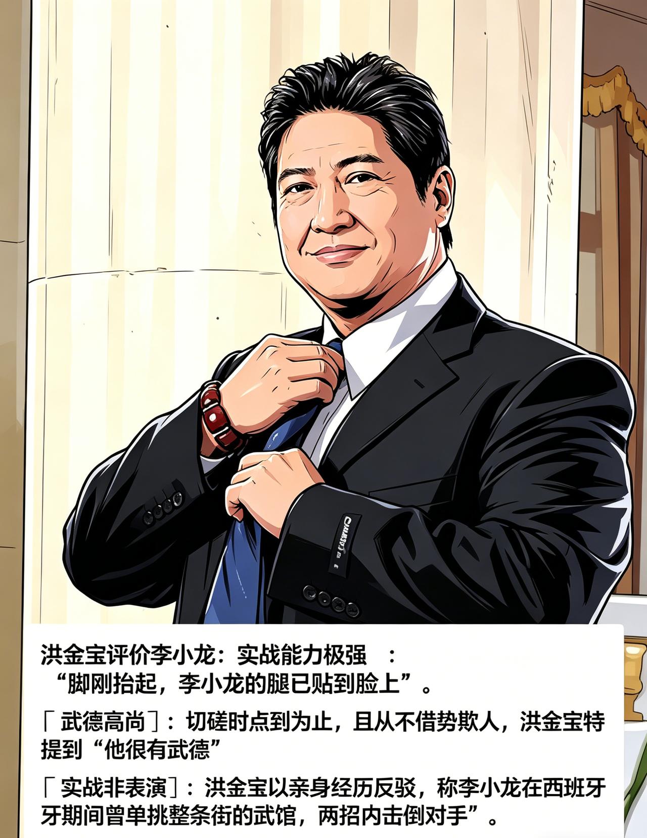 洪金宝如何评价李小龙？
洪金宝曾经在访谈中说过，自己年轻时候，偶遇李小龙，并且和