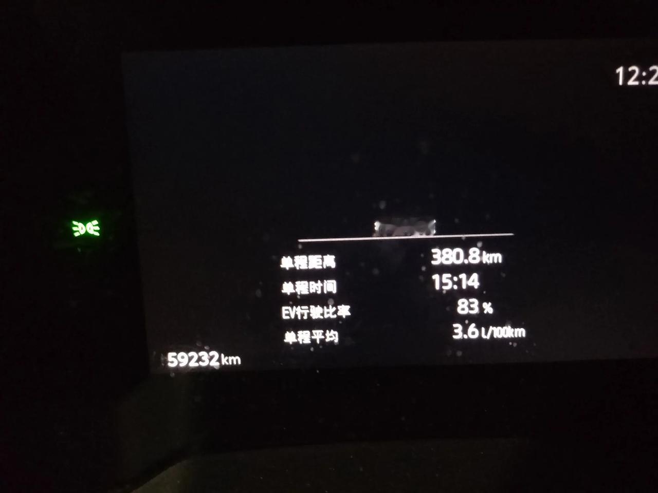 我的丰田雷凌双擎汽车，百公里油耗3.6升。我在北京市跑网约车，一天开了380.8