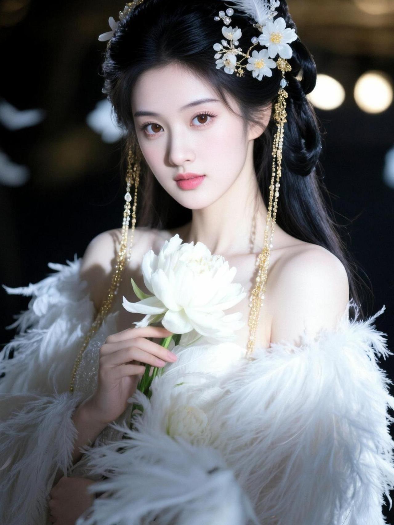 AI白羽仙姿照  抖音ai创作