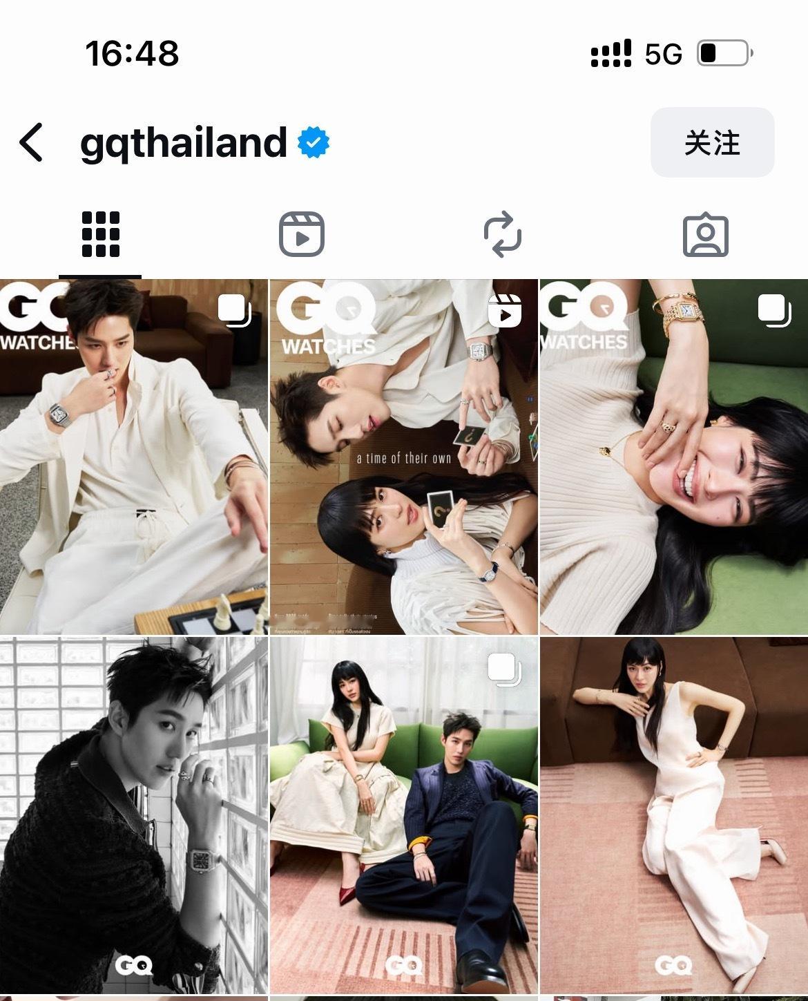 📍：GQThailand 更新了很多条邝玲玲卡地亚，奶记得去做一下。从里到外，