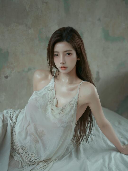 遇见她，如春水映梨花