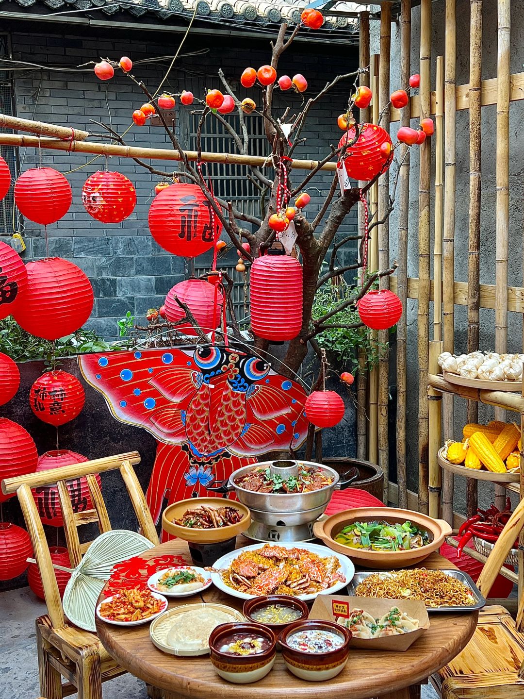 长沙……超有年味的小院🏮新年氛围感太会了