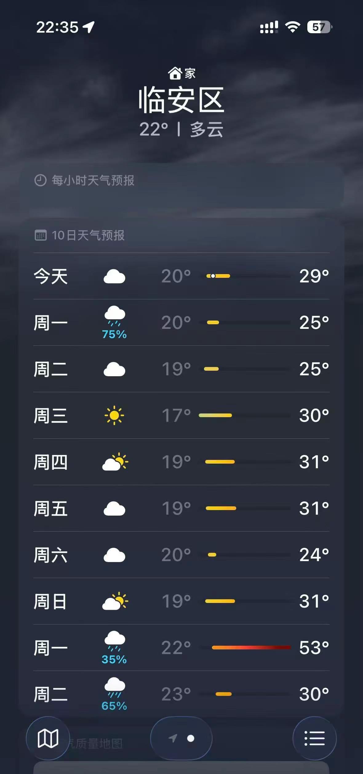你的天气还正常吗？这是朋友圈10个不同朋友发的，把我看慌了实时天气状况 实时天气