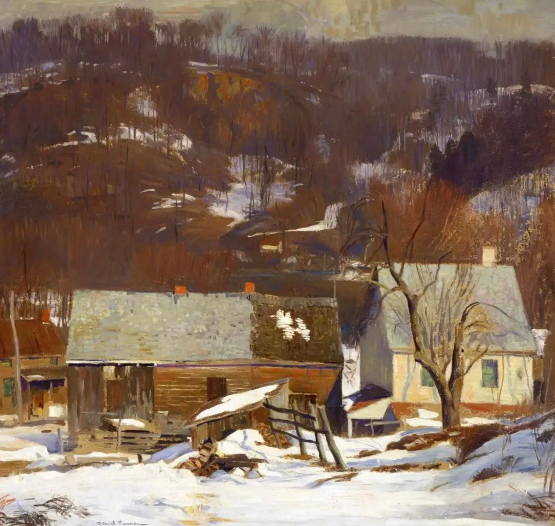 美国画家：丹尼尔・加伯（Daniel Garber）绘画作品欣赏遇见艺术遇见美好