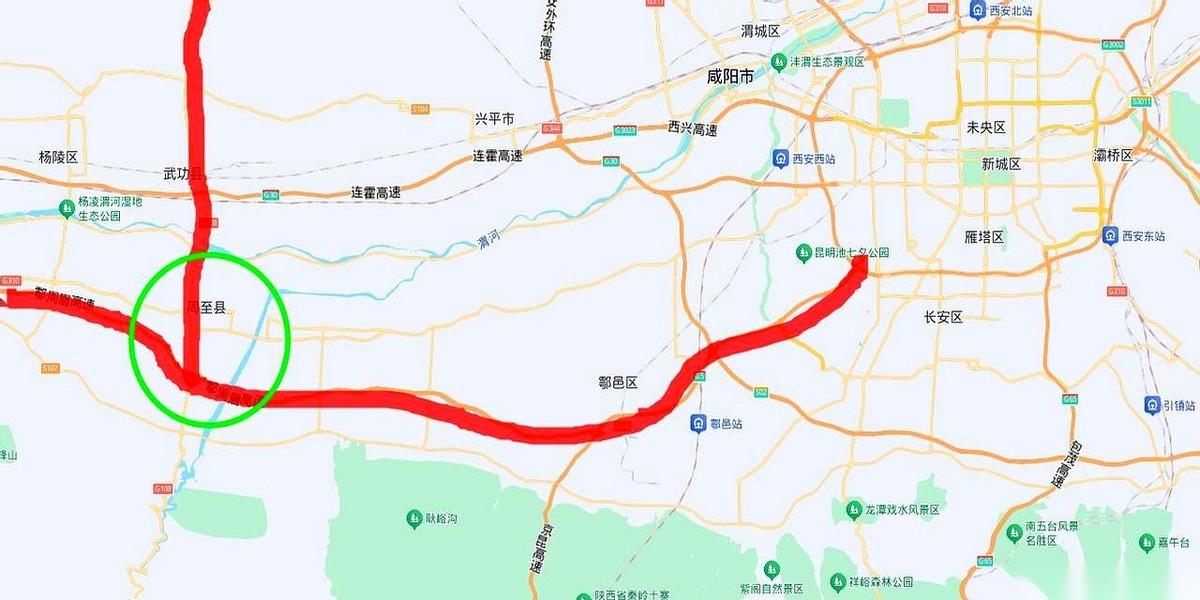 30分钟。
就30分钟，从西安主城区飙到周至。
我掐指一算，2026年，也就是后