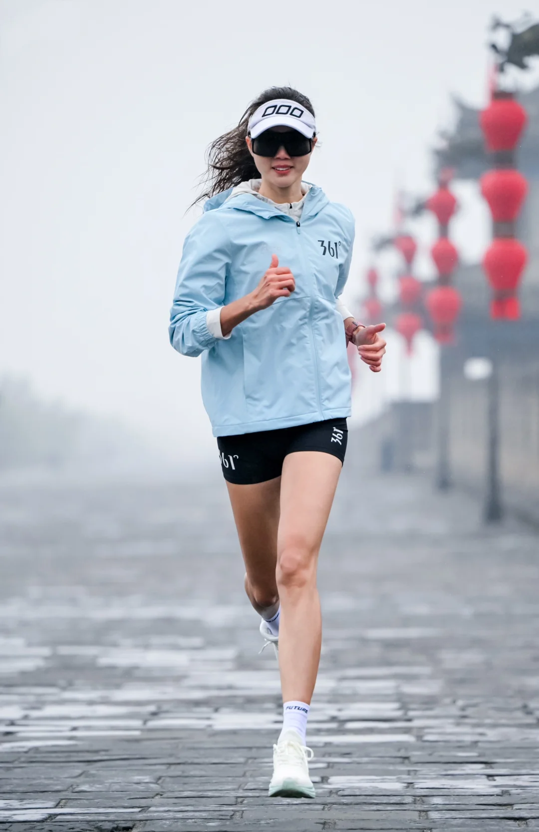 雨战西安城墙15km🏃‍♀️满满生命力！