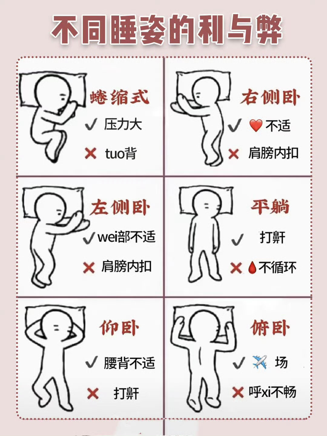 喜欢侧睡的受害者出现了那咋办，老站着脚也受不了啊！ ​​​
